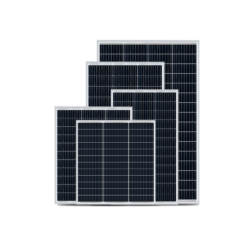 单晶太阳能发电板100W太阳能电池板光伏板充电系统12V24V监控家用