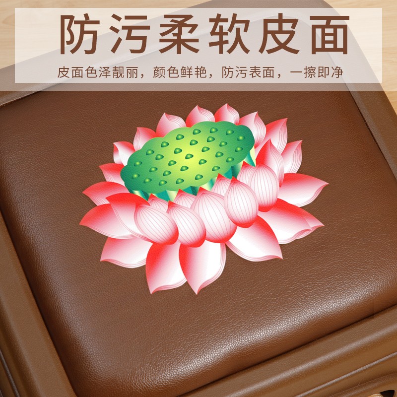禅修垫子跪凳拜凳莲花拜垫佛堂跪垫家用禅垫用品打坐蒲团