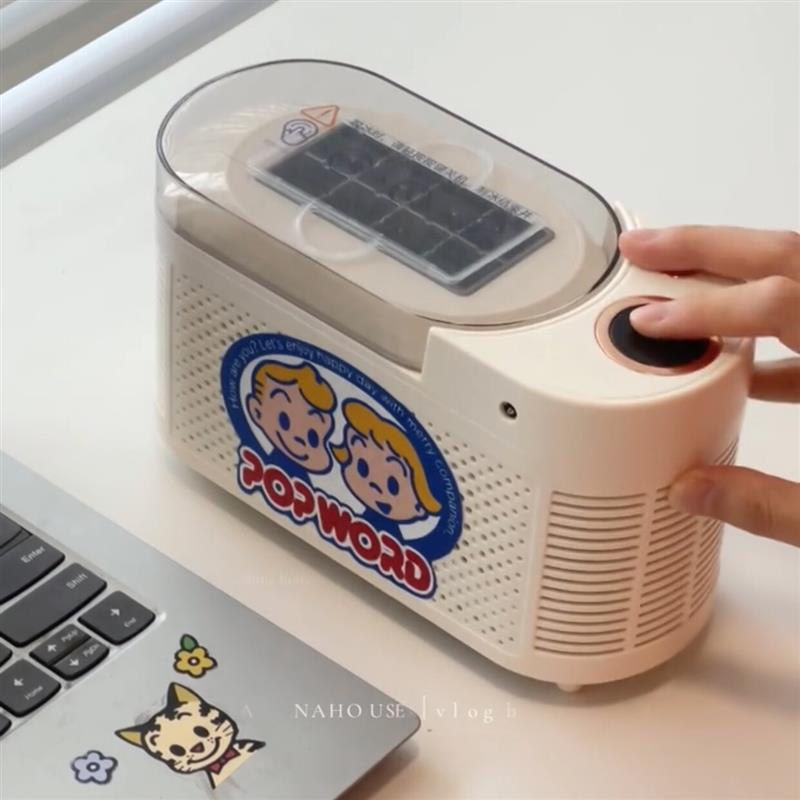 车载制冰机办公室桌面小型可携式冰块机迷你家用方块冰制冰机