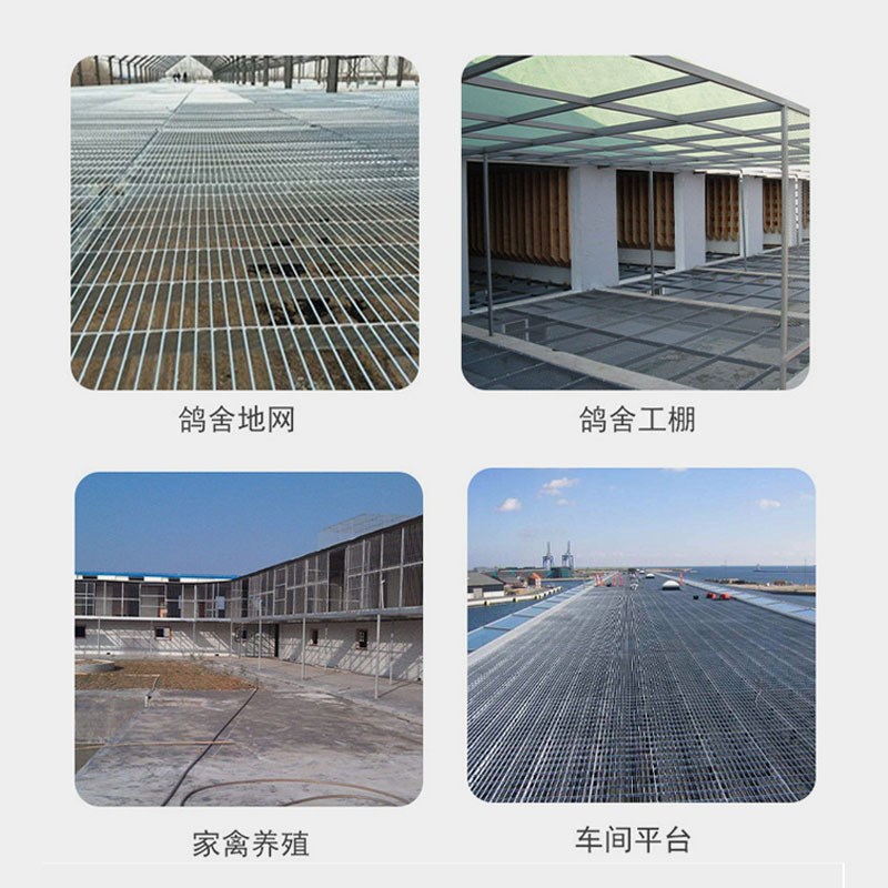 鸽舍热镀锌地网工棚狗笼站人用钢格栅踏网养殖棚漏粪底板工厂发货