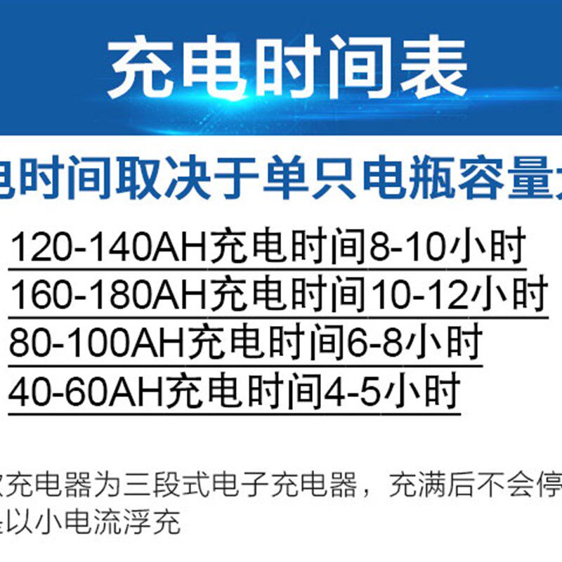 电动三轮车充电器24V36V48V60V72V水电瓶120AH电动四轮汽车充电机