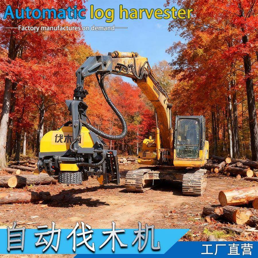 智能砍树机挖掘机砍伐去枝截断一体机液压锯树机全自动伐木机,搬运/仓储/物流设备,其他起重搬运设备,淘宝优惠券,粉丝福利购,淘宝优惠卷