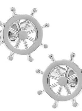 极速Free Shipping Cufflinks Retail Novelty Sail DesWign Blue