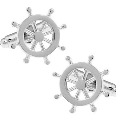 极速Free Shipping Cufflinks Retail Novelty Sail DesWign Blue