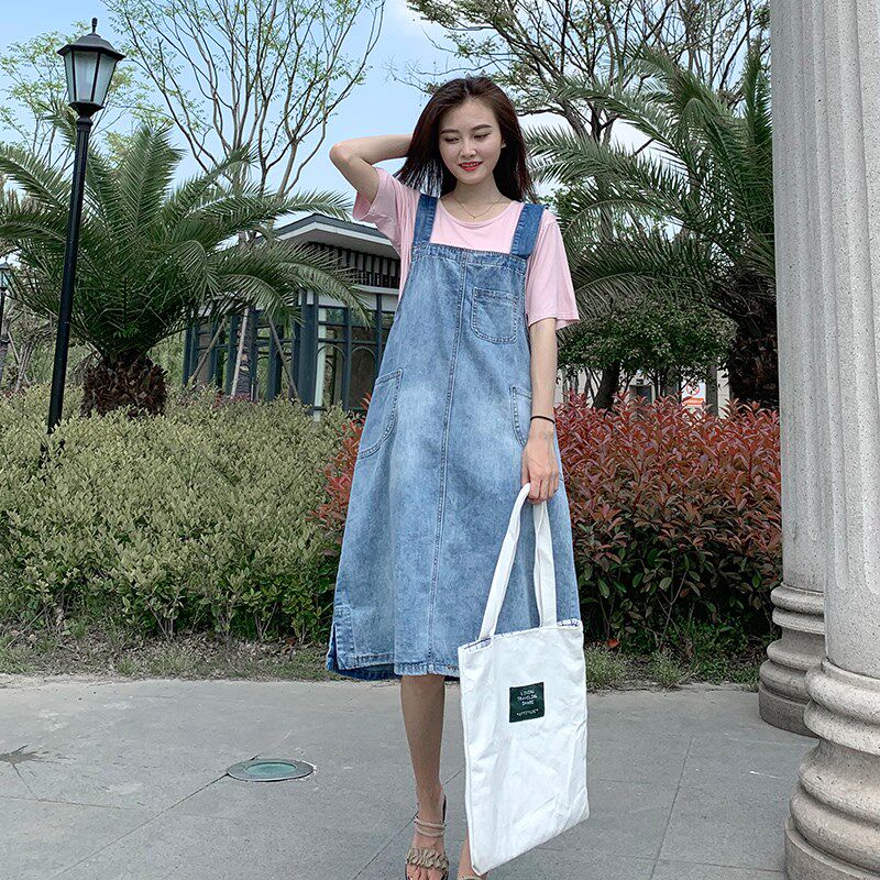 新品孕妇夏装套装2025新v款夏天两件套时尚款短袖裙子中长款孕妇