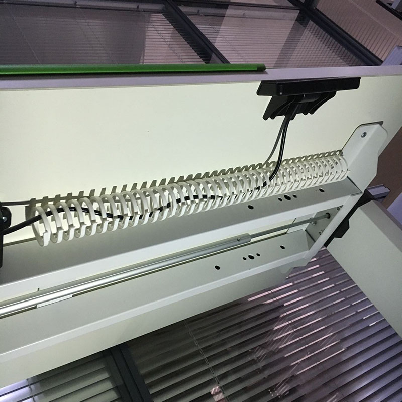 速发免打孔桌底理线架走线管排骨过线电线收纳管理线管家俱线管走