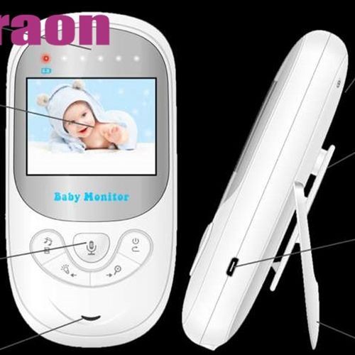 极速新款2.4寸无线数字婴儿监控 支持对K讲 温控小夜灯和电子放大