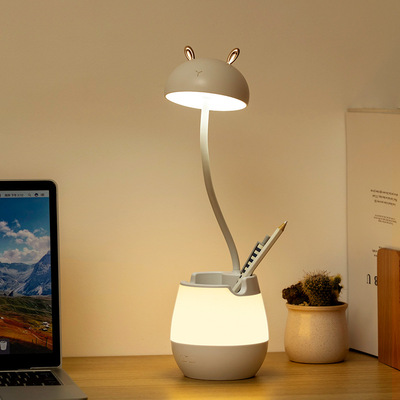 极速Mushroom table lamp / night Clamp two in one multifuncti