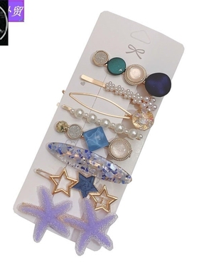 极速Haair clip Ins bangs hair Suit Trinkets woman Headwear