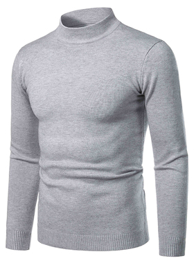 极速Men dHigh Neck Turtleneck Cashmere Knitwear Autumn Winte