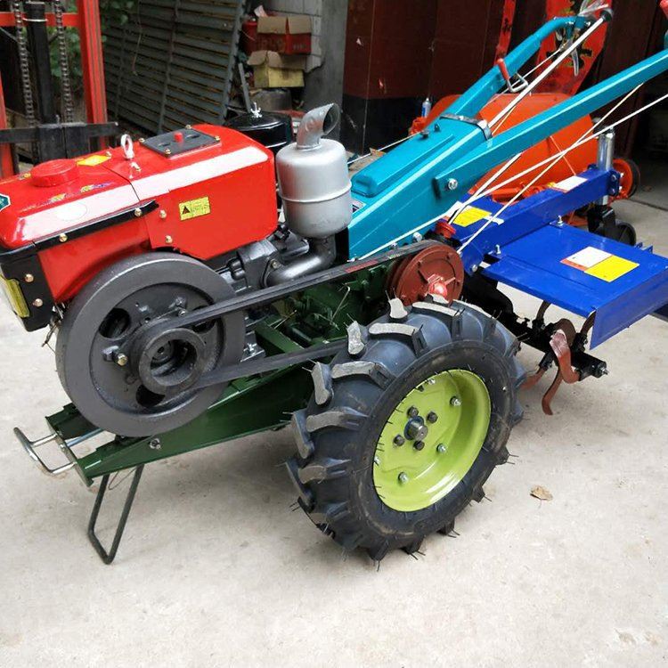 极速8-1d2-15马力柴油小型犁田机械手扶拖拉机旋耕起垄草莓开沟机