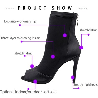 极速Discounts Sale Jazrz Salsa Ballroom Latin Dance Shoes Hi