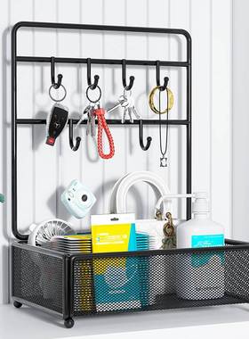 极速钥匙收d纳摆件玄关入户门口托盘置物架进门鞋柜饰品收纳盒神