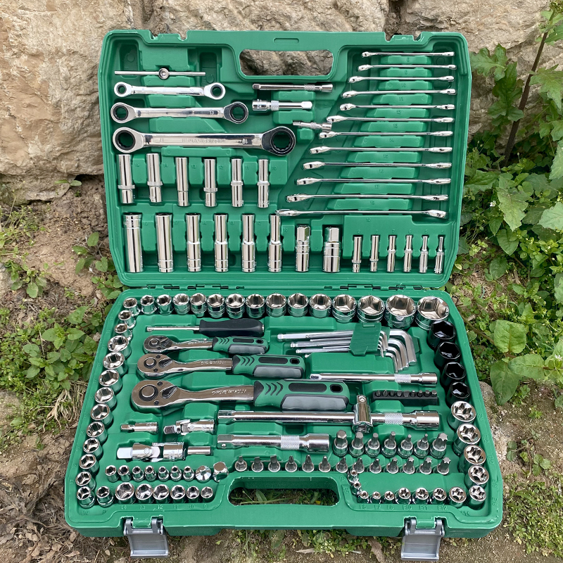 极速150件套72齿套筒扳手工具维修F棘轮随车多功能汽修工具套组箱