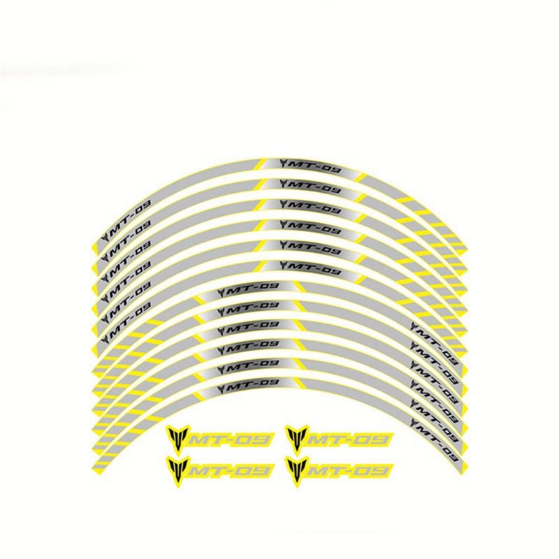极速适用摩托车车轮车贴雅马哈YamahaMMT09摩托车轮毂贴纸