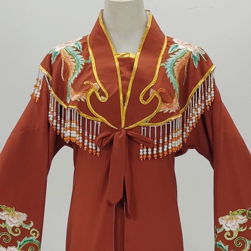 新品新款送凤冠老夫人老旦对披衣戏剧戏服古装影视越剧Z黄梅戏演