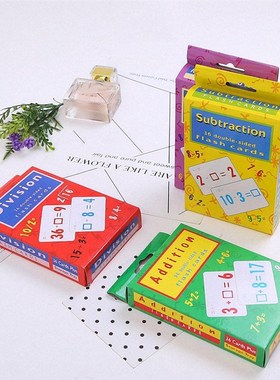 极速36Pcs Baby Learning Cards MathEematics Flash Card Additi
