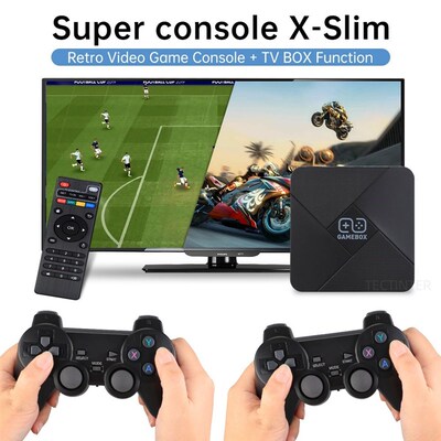 极速Dual-System 4K Viqdeo Game Console TV Game Player Wirele