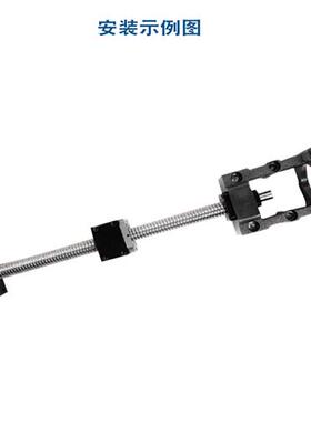 极速滚珠丝杆滑台马达座400W/750CW伺服电机座一体57/86步进电机