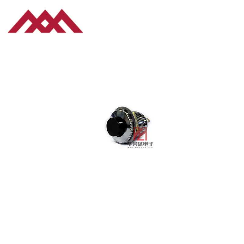 日本MIYAMA三山 MS-016 自复位式按钮开关 金属按键 开孔12.2MM