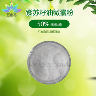紫苏籽油微囊粉50-70% 食品级 α-亚麻酸 水溶性紫苏籽油粉 现货