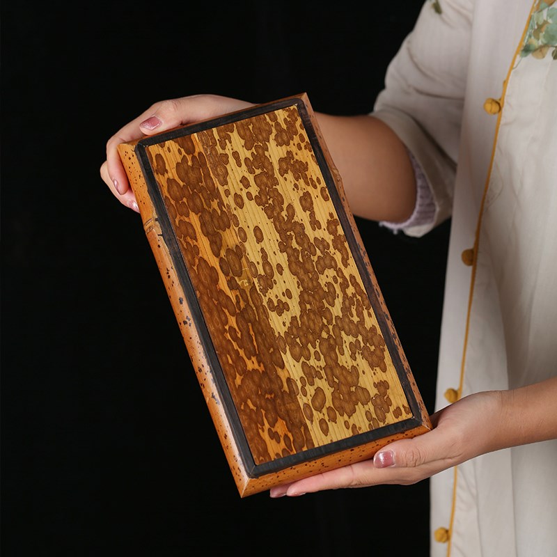 极速2025新中式手o工老料小茶台茶台梅妃茶盘紫光檀干泡台壶承茶