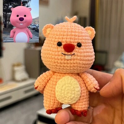 极速loopy挂件钩织diy材料z包挂件毛线手工编织钩针露比玩偶打发