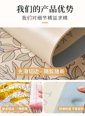 极速美式轻奢入户地垫防水防滑免洗D一擦净拱形脚垫子家用玄关门