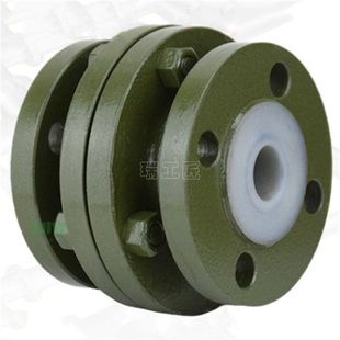 耐酸碱耐腐蚀W止逆阀 极速衬四氟止回阀 止回阀 立式 法兰 H42F46