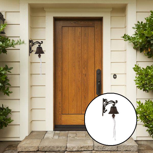 极速Bell Doorbell Iron Cast Door ShakiIng Manually Wall Rust