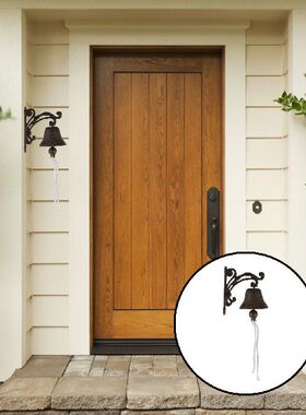 极速Bell Doorbell Iron Cast Door ShakiIng Manually Wall Rust
