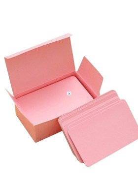 极速Paper Blank Index Flash Cards DIY Greeting QuickW Messag
