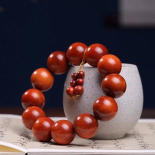 极速印尼帝王血龙l木佛珠手串男女款手链紫檀金丝楠木北沉香琥珀