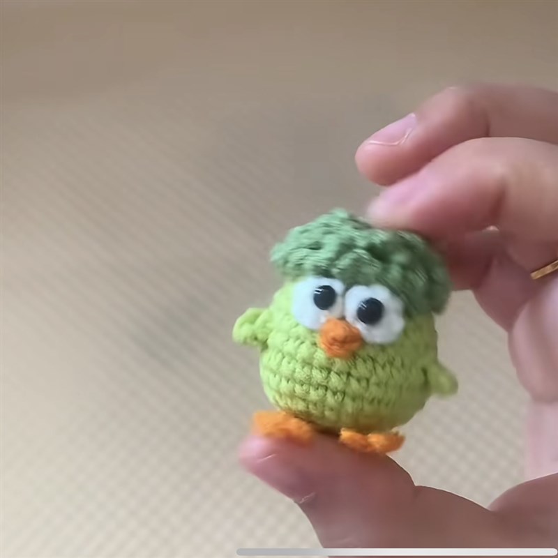 极速菜鸡挂件毛线手m工编织diy钩针编织材料包钩织手作玩偶小可爱