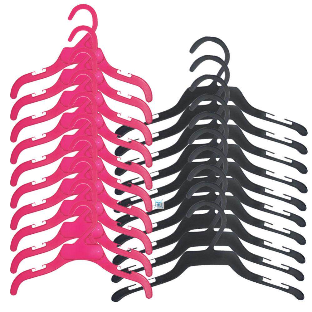 极速D1U# 10PChS New Practical Plastic Pet Clothing Hangers P