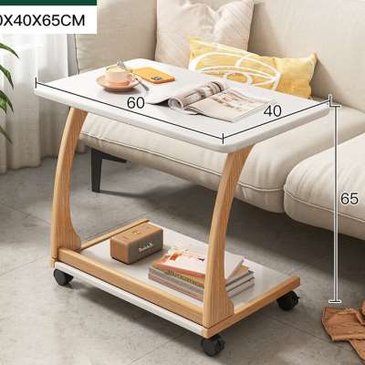极速沙发边几可移动边柜双层收纳储物角几客厅翻R盖小桌子床边电