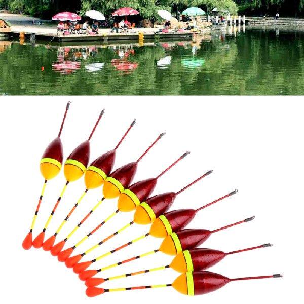 极速10pcsd Carp Fishing Floats Set Buoy Bobber Stick For Fis