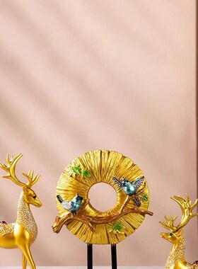 极速鹿摆件创意j家居家装饰品室内客厅酒柜茶几电视柜玄关房间布