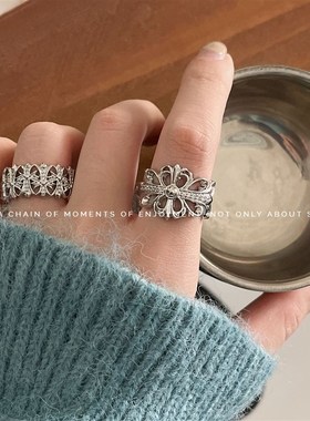 极速personality hip-hop opening ring fashLion white belt rin