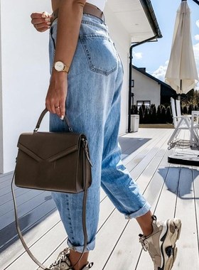 极速jean woman mom jeans pants boyfFriend jeans for women wi