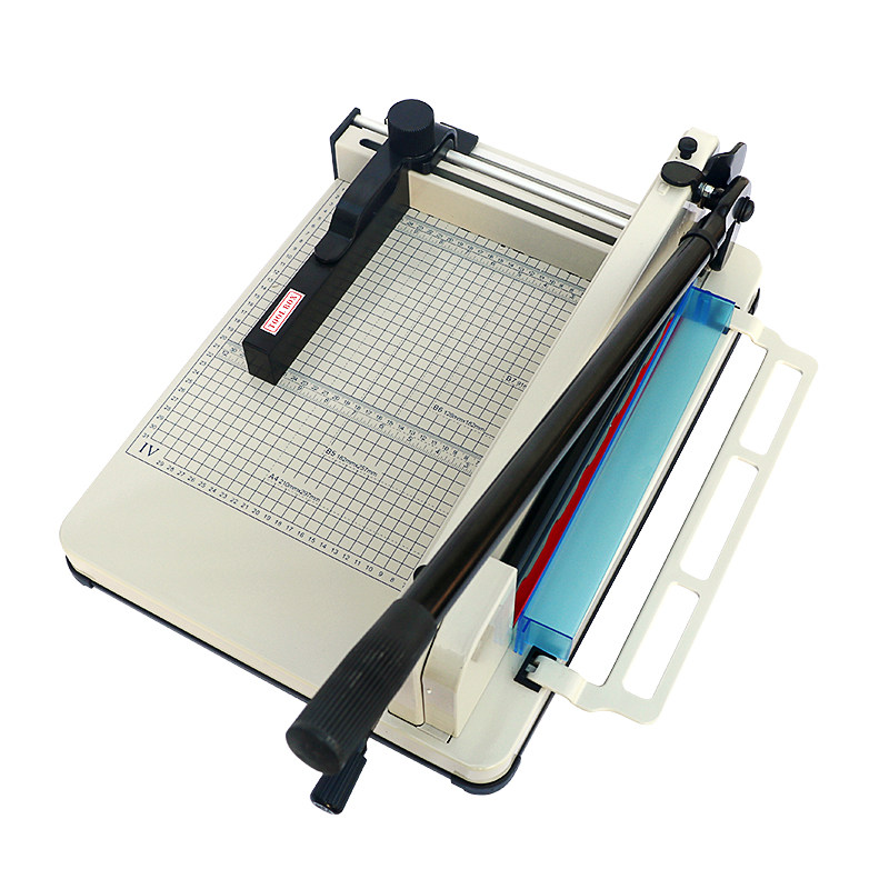 极速858A4厚i层切纸机手动重型切纸刀图文标书相册菜谱名片吊牌裁