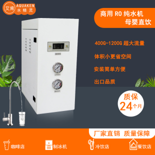 极速商用净d水器奶茶饮品店专用纯水机制冰机直饮机餐饮用净水机