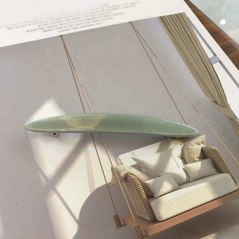 极速New Fdashion Vintage Acetate Geometric Hair Clips For Wo