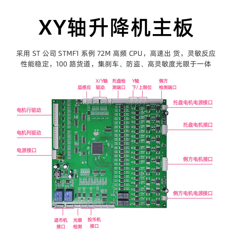 无人自动售货机i主板成人格子柜自动售货机
