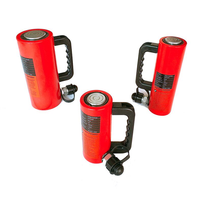 极速新品新电动液压千斤顶两件式立卧F式油压顶手摇油缸单作用分