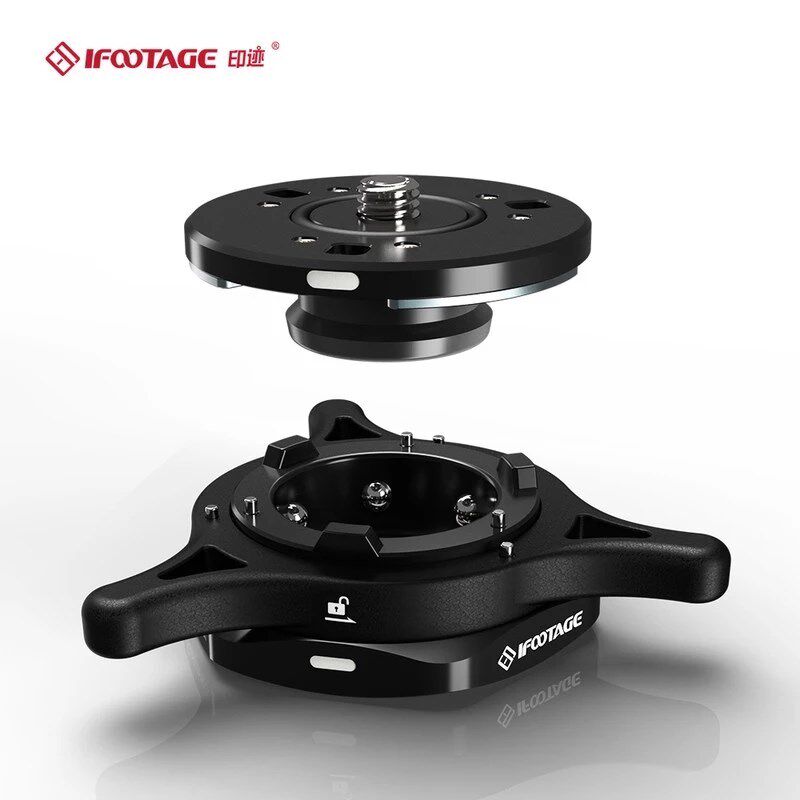 极速ifootdage SEASTARS Q1 QUICK RELEASE plate Base Plate Tri