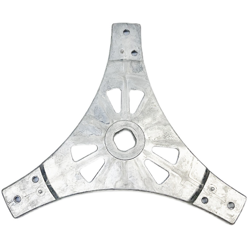 极速适用于洗衣机内桶托盘三角架底盘法兰盘铝底板座.铝三角底板