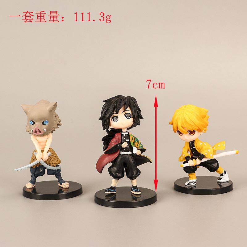 极速newDemon Slayer PVC Action FigurGes Tanjirou Nezuko Anim