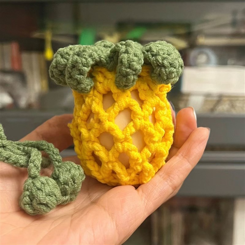 极速立夏祈福儿童蛋兜毛线s材料包手工diy自制端午节兜鸡蛋网袋礼