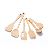 极速榉木木铲子木勺不粘锅专用长柄无漆炒菜锅Q铲木铲锅铲木制铲